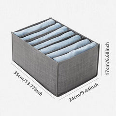 Lightweight Storage Box Grids Organizer Portable Clothes Container