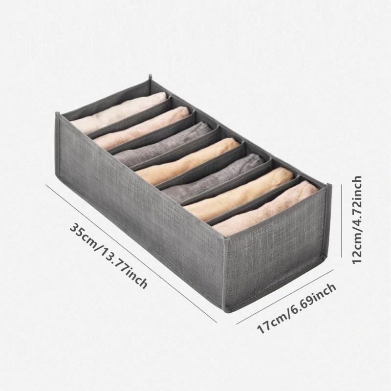 Lightweight Storage Box Grids Organizer Portable Clothes Container