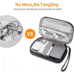 Portable Data Cable Storage Bag Electronic Accessories Pouch