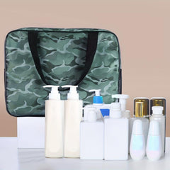 Portable Camouflage Toiletry Bag Large Cosmetics Bag Travel Storage Bag