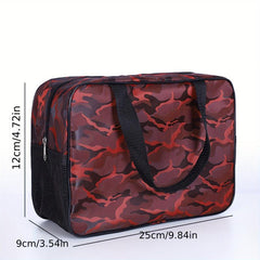Portable Camouflage Toiletry Bag Large Cosmetics Bag Travel Storage Bag
