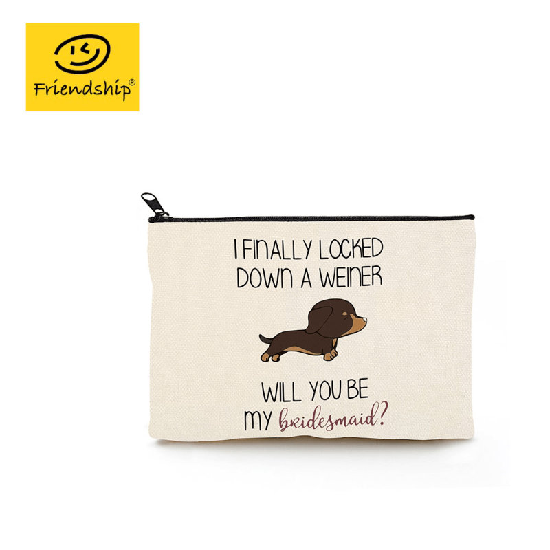 Cartoon Dog Pattern Cosmetic Bag Waterproof Toiletry Bag