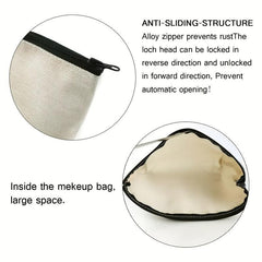 Cartoon Alpaca Comestic Bag Small Makeup Bag Printing Cosmetic Bag for Travel