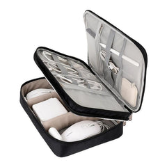 Data Cable Storage Bag Organizer Case Portable