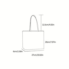 Cartoon Canvas Handbag Casual Handbag
