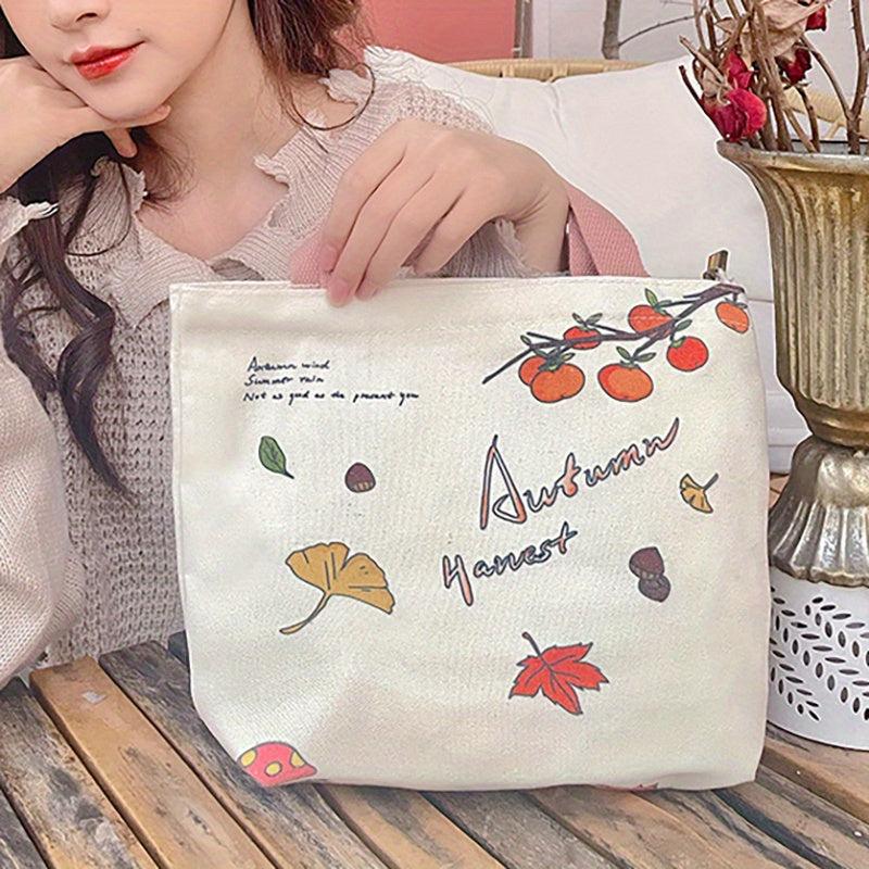 Cartoon Canvas Handbag Casual Handbag