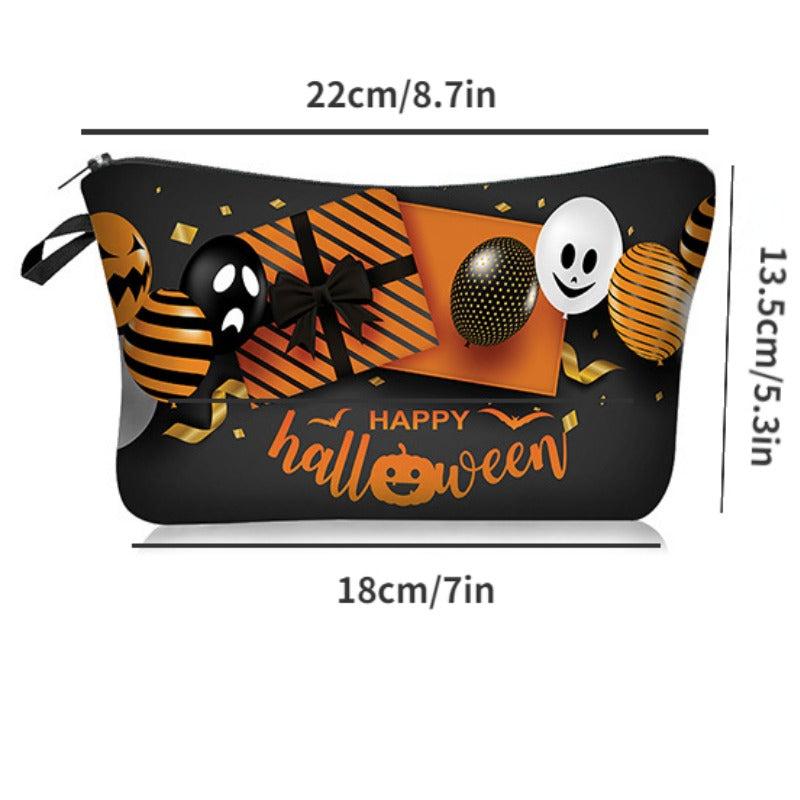 Halloween Pattern Cosmetic Bag Storage Wash Bag