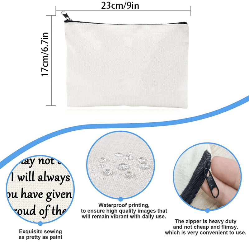 Floral A Letter Makeup Bag Bridesmaid Cosmetic Pouch Personalized Travel Purse