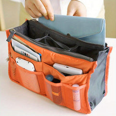 Handheld Zipper Cosmetic Storage Bag Lightweight Portable Inner Travel Storage