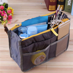 Handheld Zipper Cosmetic Storage Bag Lightweight Portable Inner Travel Storage