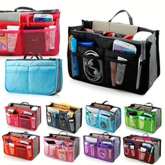 Handheld Storage Inner Bag Portable Organizer Pockets Travel Wash Bag