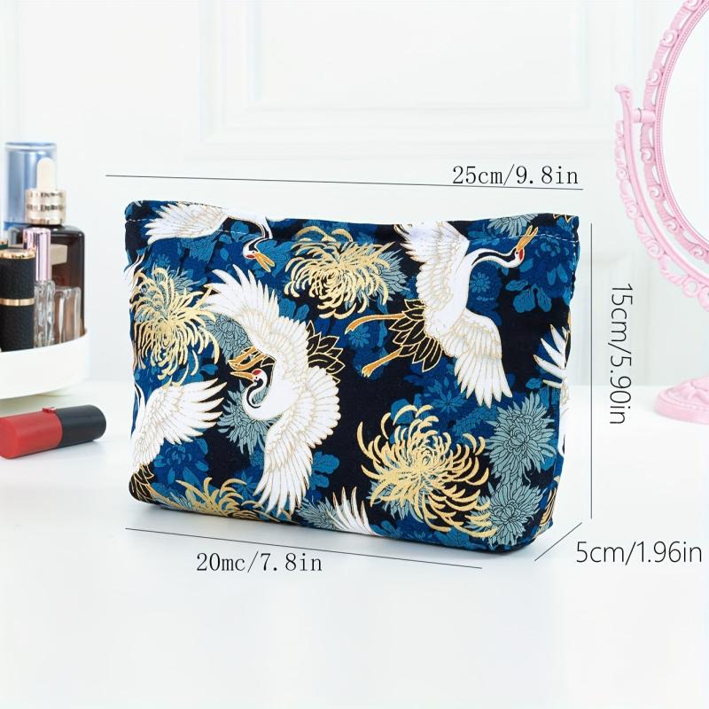 Butterfly Print Toilet Bag Large Capacity Cosmetic Bag Travel Storage Bag