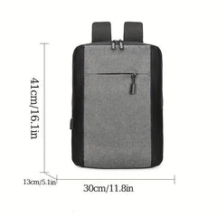 3PCS Large Capacity Preppy Laptop Backpack