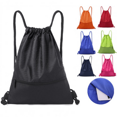 Waterproof Drawstring Backpack for Sports Fitness Gym Outdoor Travel