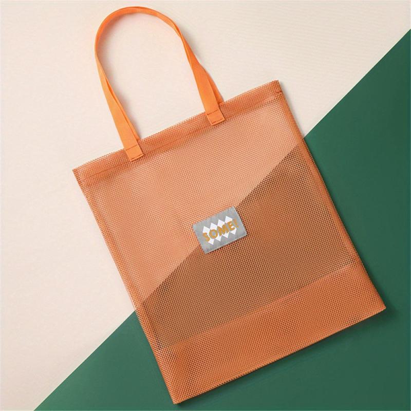 Portable Mesh Shopping Bag Household Hanging Bag Creative Storage Handbag