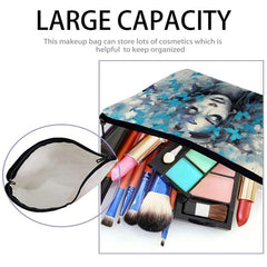 Butterfly Woman Makeup Toiletry Bag Waterproof Cosmetic Organizer Travel Wash