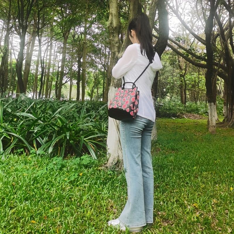 Cartoon Pattern Bucket Shoulder Bag Crossbody Bag All Match Bag