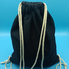 Minimalist Canvas Drawstring Backpack All Match Storage Sports Bag