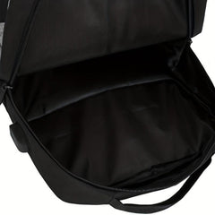 3 Pcs Colorblock Bag Sets Backpack & Crossbody Bag & Clutch Pouch School Bags