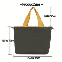 Reusable Drawstring Gym Bag Lightweight Tote Shoulder Bag