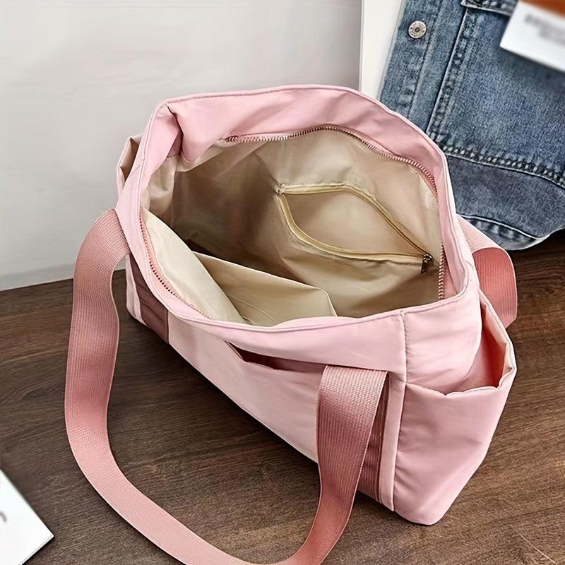 Casual Minimalist Tote Shoulder Bag Lightweight Travel Bag