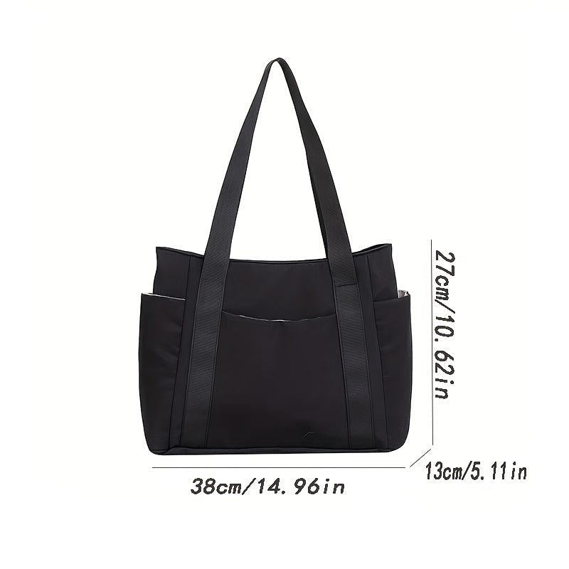Casual Minimalist Tote Shoulder Bag Lightweight Travel Bag