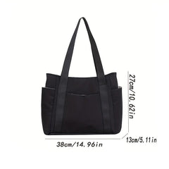 Casual Minimalist Tote Shoulder Bag Lightweight Travel Bag