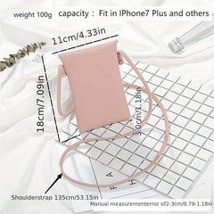 Mini Casual Small Square Shoulder Bag for Women Men