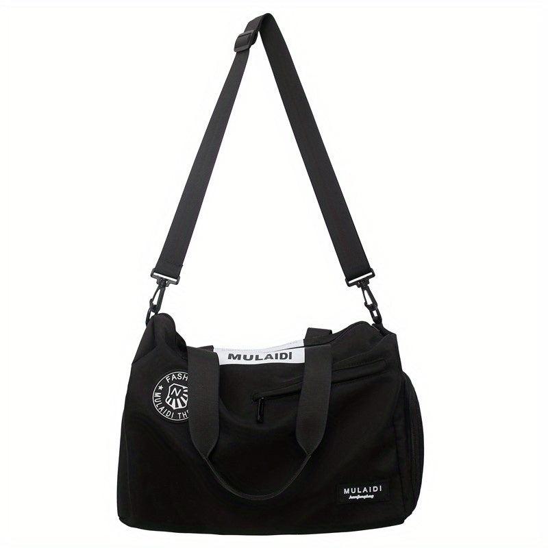 Casual Shoulder Bag Large Capacity Crossbody Bag School Zipper Bag