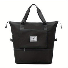 Large Foldable Duffle Bag Portable Weekender Overnight Bag
