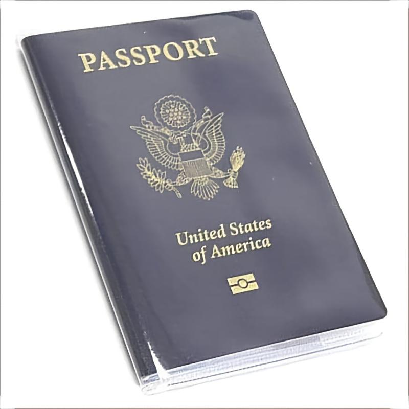Passport Protective Cover Transparent Waterproof Document Case