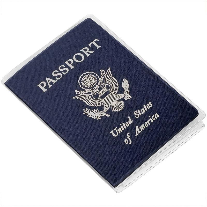 Passport Protective Cover Transparent Waterproof Document Case