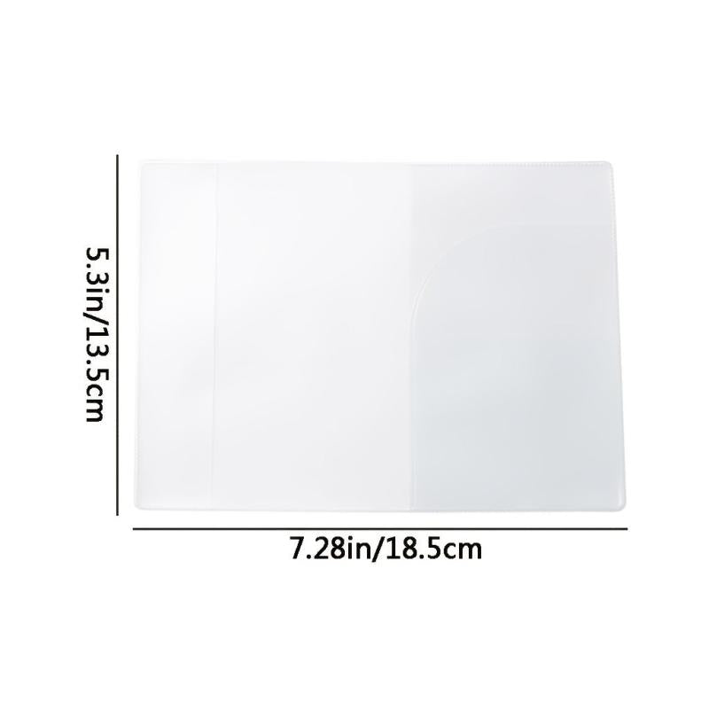 Passport Protective Cover Transparent Waterproof Document Case