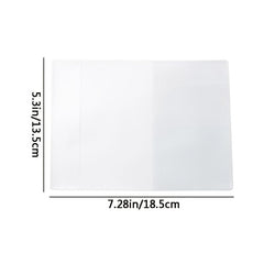 Passport Protective Cover Transparent Waterproof Document Case