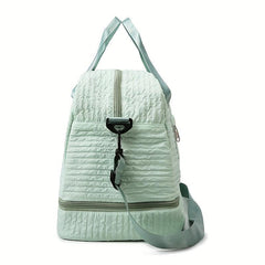 Cloud Bubble Ruched Gym Bag Wet Dry Separation Duffle Bag