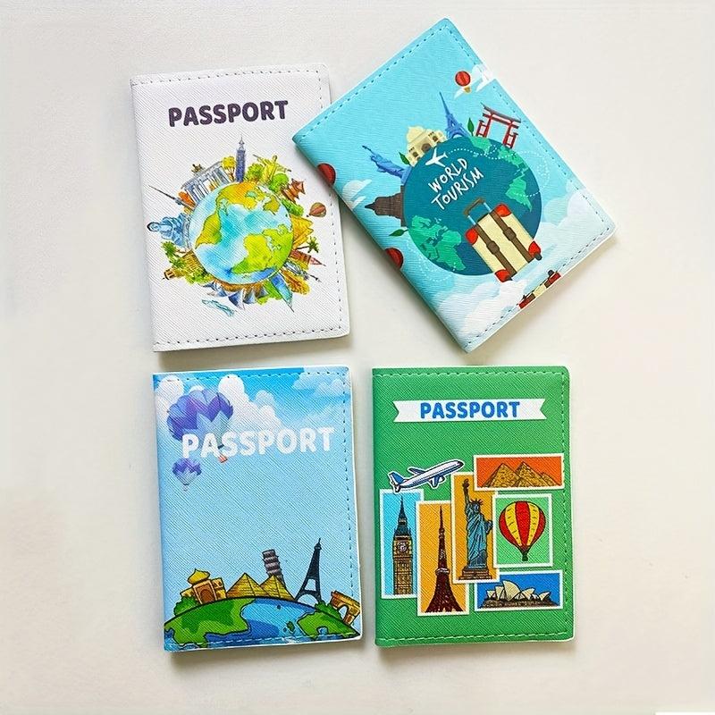 Passport Holder Document Protective Case Portable Travel Bag