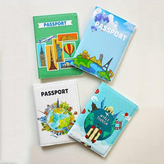 Passport Holder Document Protective Case Portable Travel Bag