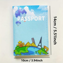 Passport Holder Document Protective Case Portable Travel Bag