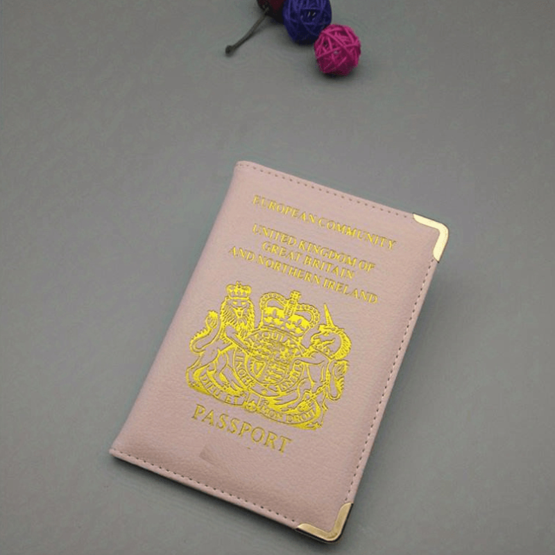 Travel Business Card Holder Wallet PVC Vinyl Passport Cover Slim