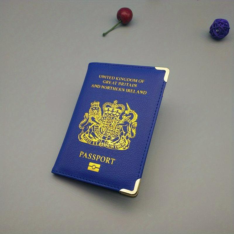 Travel Business Card Holder Wallet PVC Vinyl Passport Cover Slim