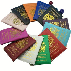 Travel Business Card Holder Wallet PVC Vinyl Passport Cover Slim