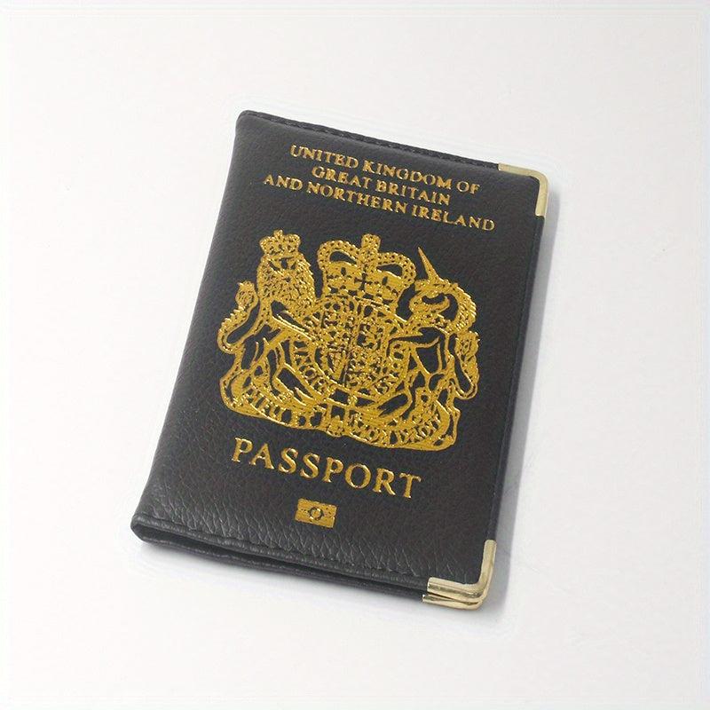 Travel Business Card Holder Wallet PVC Vinyl Passport Cover Slim