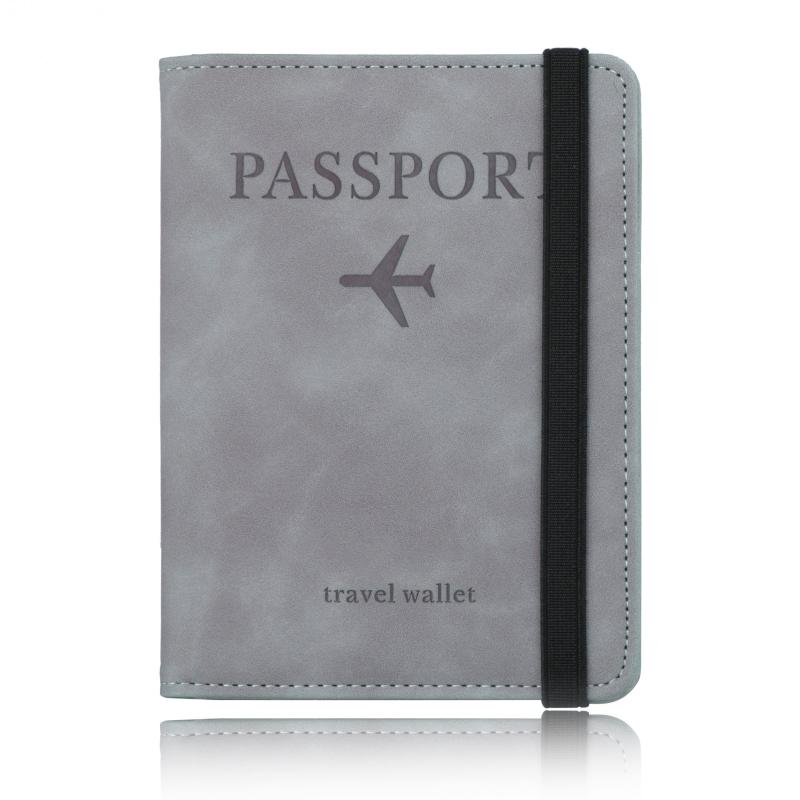 Travel Document Organizer Passport Case for Men Women