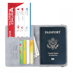 Travel Document Organizer Passport Case for Men Women