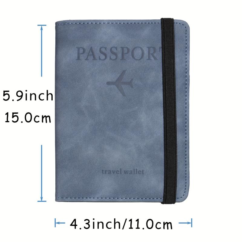 Travel Document Organizer Passport Case for Men Women