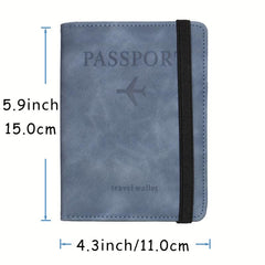 Travel Document Organizer Passport Case for Men Women