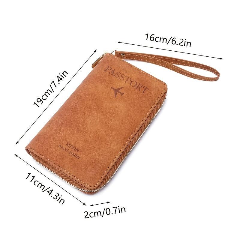 Multifunctional Passport Cover Card Holder Mobile Phone Travel Passport Wallet