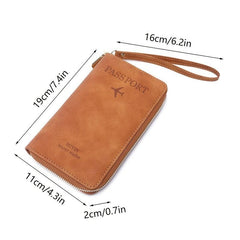 Multifunctional Passport Cover Card Holder Mobile Phone Travel Passport Wallet