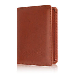 PU Leather Passport Holder Travel Document Organizer