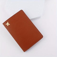 PU Leather Passport Holder Travel Document Protector